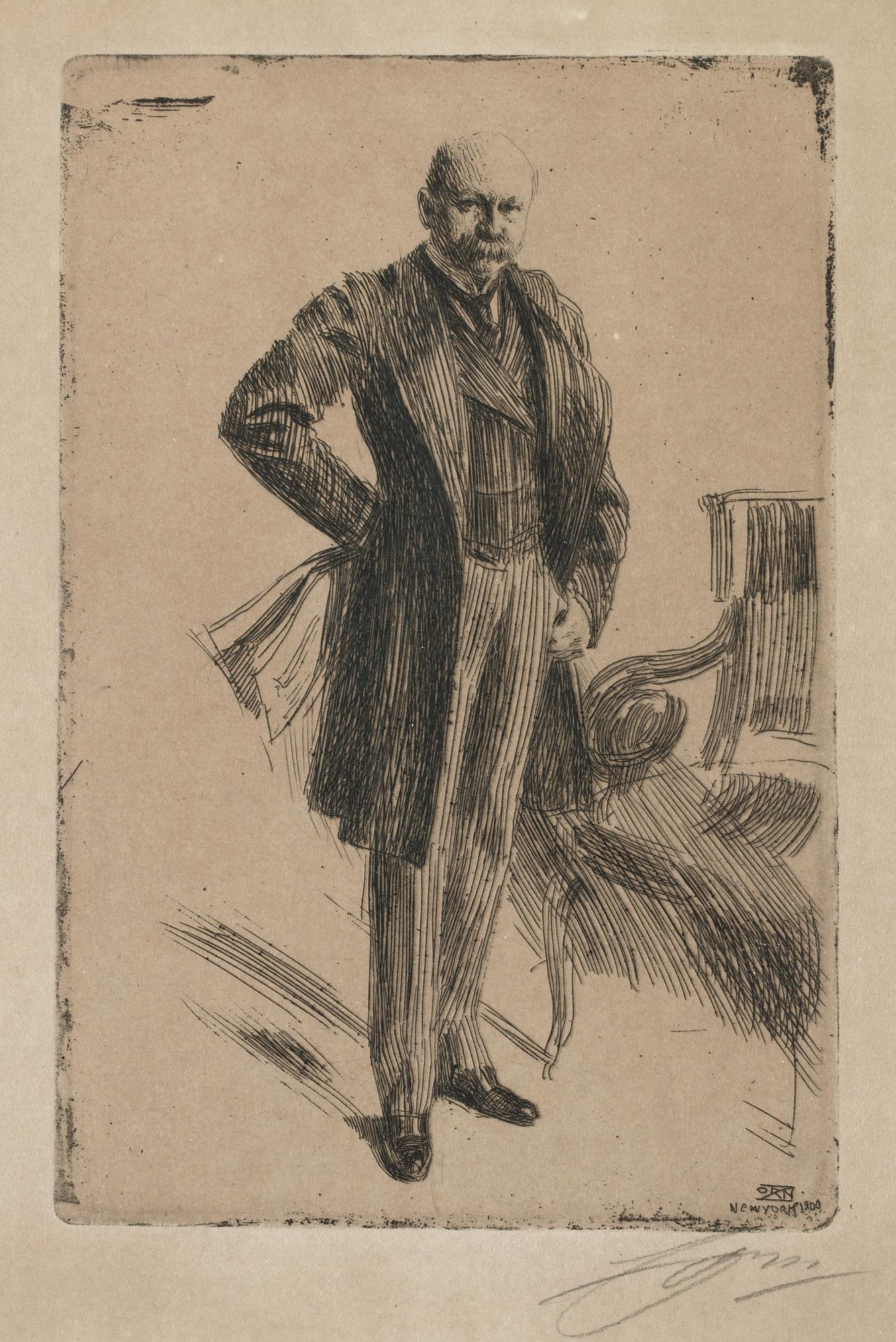Anders Zorn, "Colonel Lamont I".