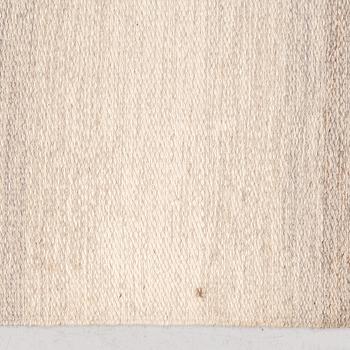 A carpet, flat weave, ca 198,5-200 x 137-139,5 cm, signed BA(?), probably Sweden.