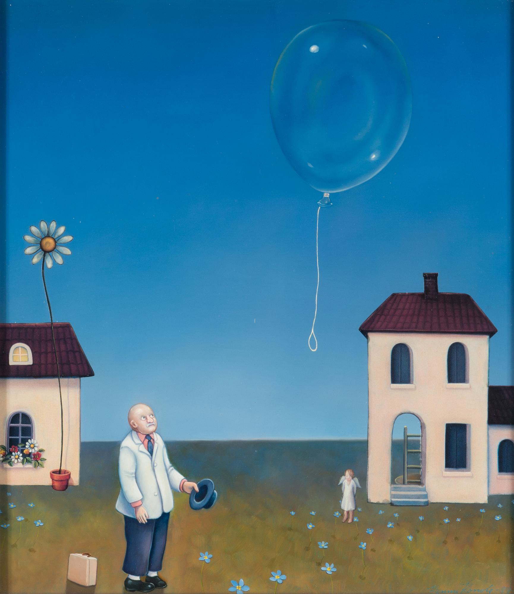 Hannu Konola, olja på pannå, signerad och daterad och daterad -87.