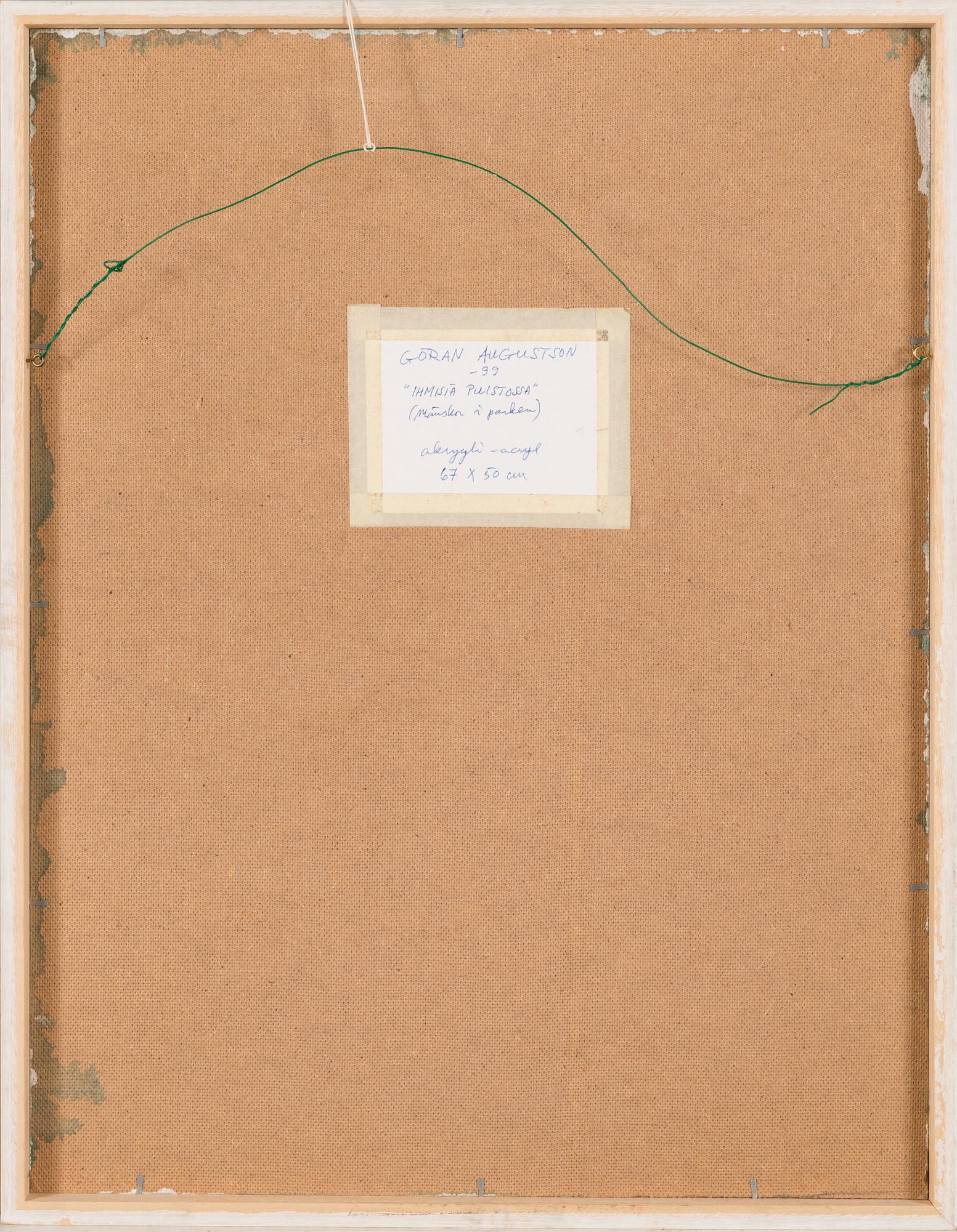 Göran Augustson, "People at the park".