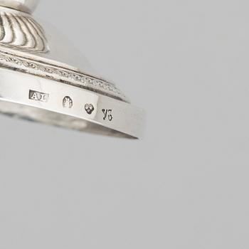 A Swedish silver creamer, mark of Anders Lundqvist, Stockholm, Sweden 1829.
