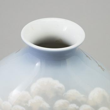 A porcelain vase by Bing & Grøndal, Denmark.