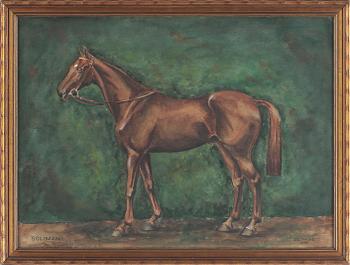 OKÄND KONSTNÄR, akvarell, bär signatur "D. Lorichs" daterad 1930.