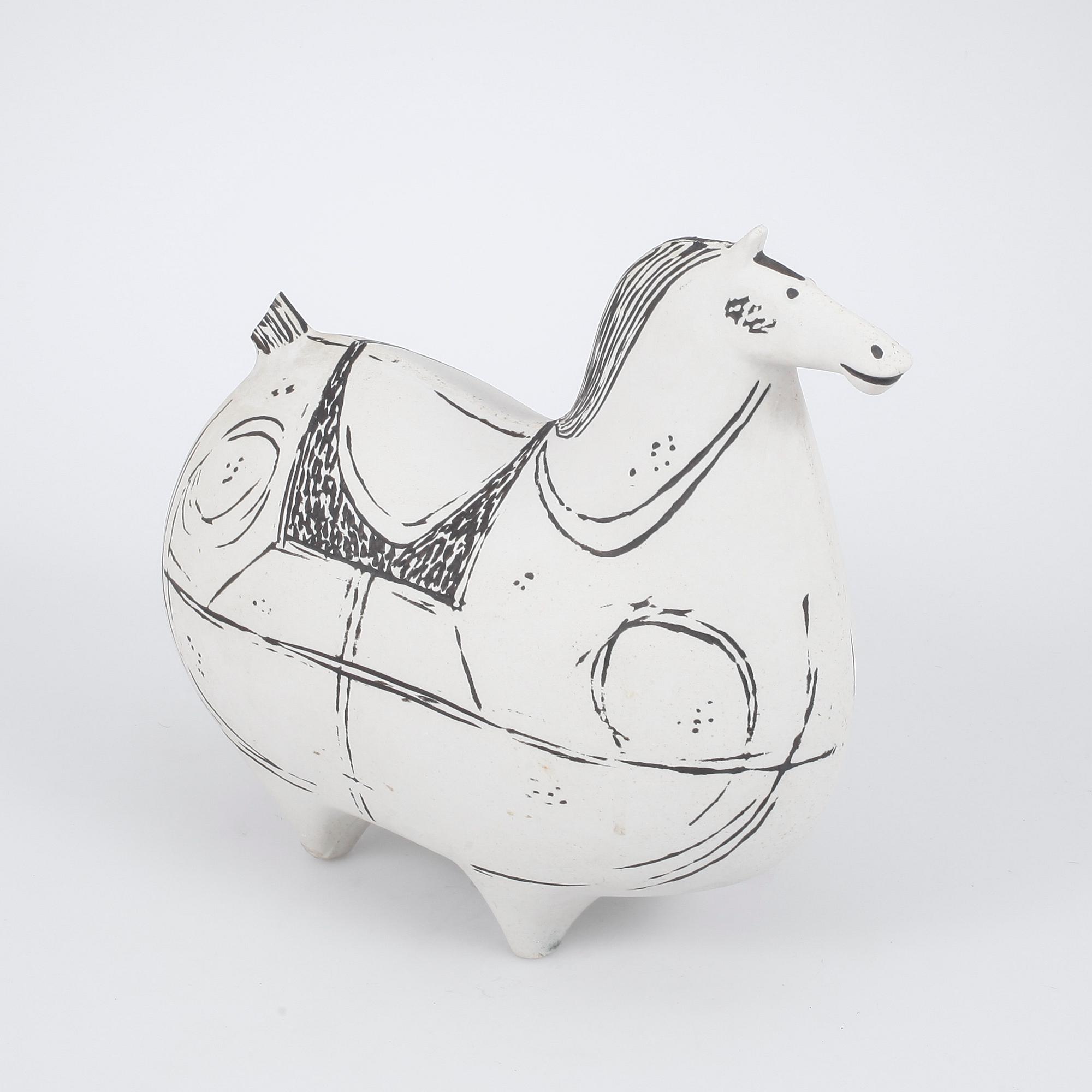 FIGURIN, stengods,"Springare" Stig Lindberg, Gustavsberg studio 1952-72.