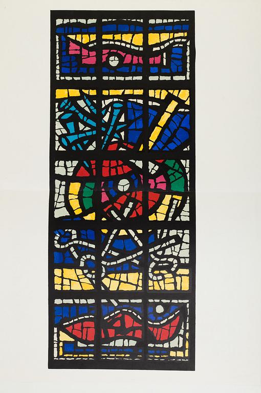 DERRIÈRE LE MIROIR, tidskrift, 2:a upplagan "Sur quatre murs", No. 36-37-38, 1951.