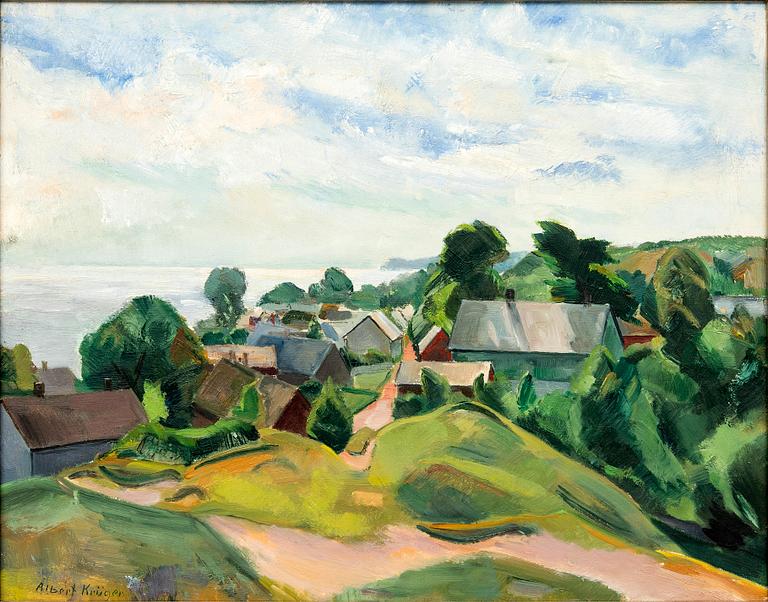 Albert Krüger, Från Vitemölla, Österlen.