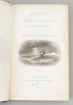A BOOK, Arctica, 1857, Elisha Kent Kane.
