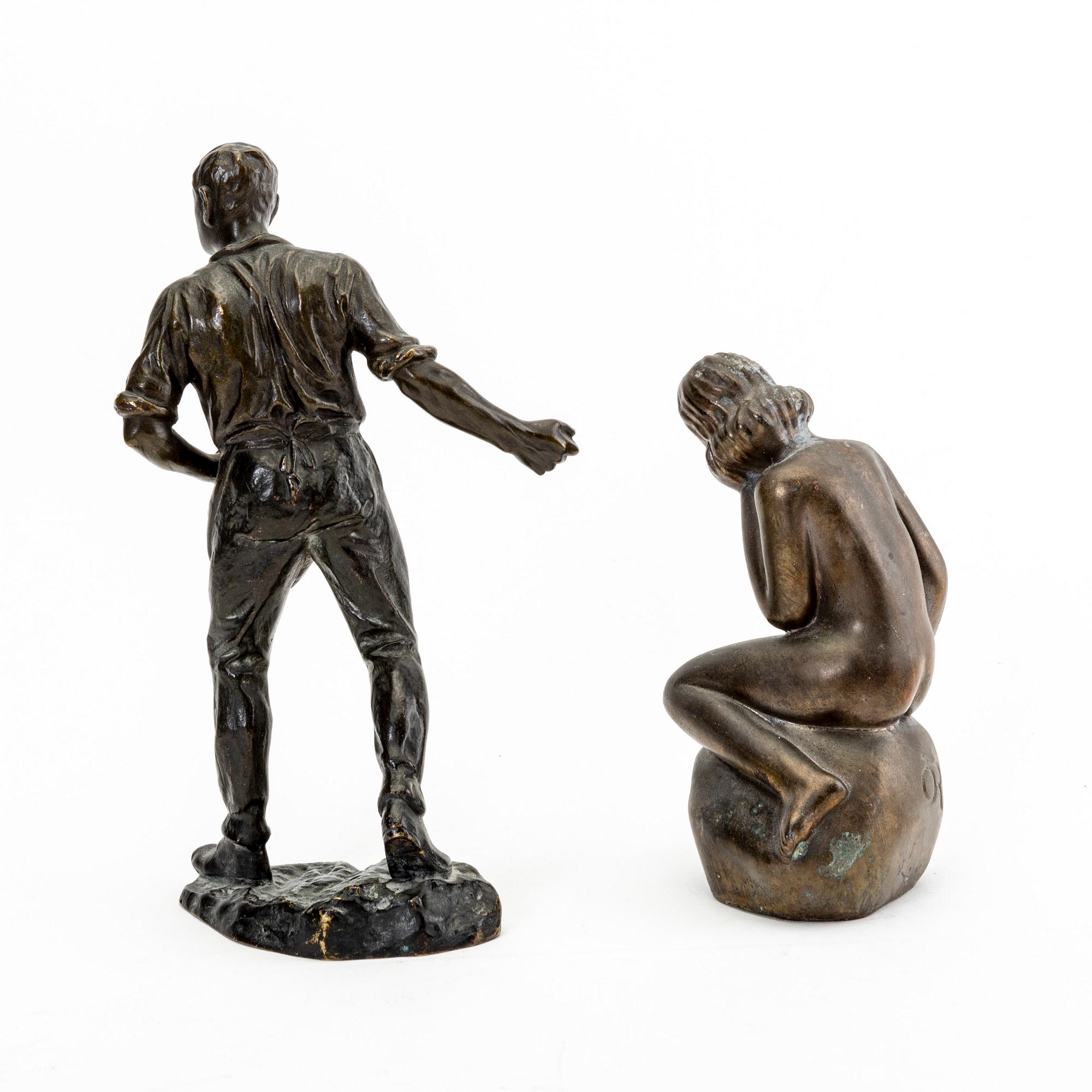 Figurines, 7 pcs, art deco.