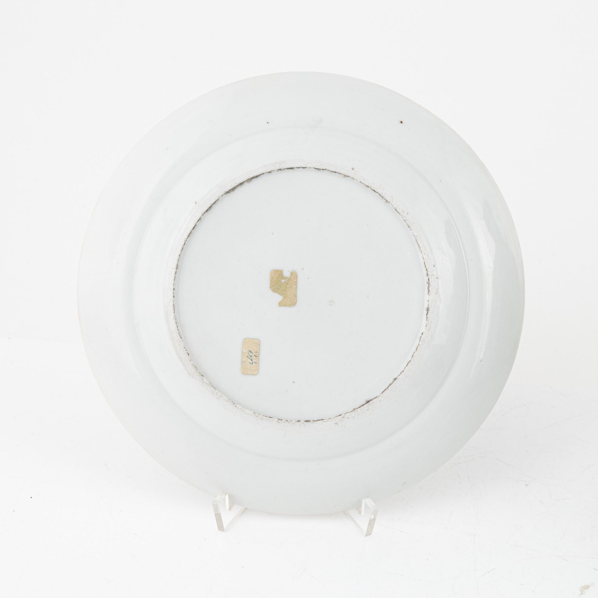 Parti porslin, 10 delar, kanton, Kina, 1800-tal.