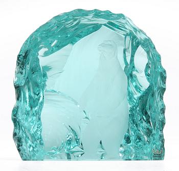 SKULPTUR, glas, Kosta.