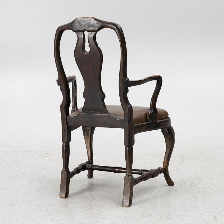 Karmstol, rokoko, 1700-tal.