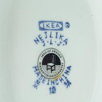 IKEA, Matservis, 44 delar, "Nejlika", ur Ikeas 1700-talsserie, 1990-tal.