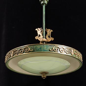 A 1920/30's ceiling lamp.