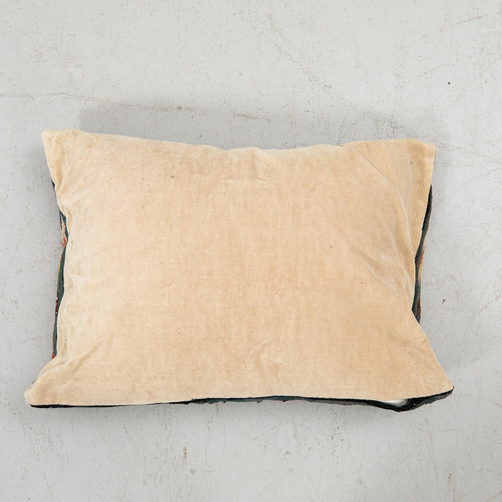 Seat cushion, Rölakan, Skåne, 19th/20th century, approx. 67 x 47cm.