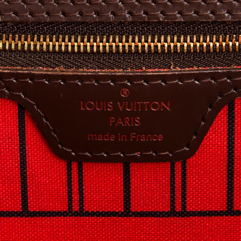 Louis Vuitton, a 'Neverfull MM' Damier Ebene Bag.