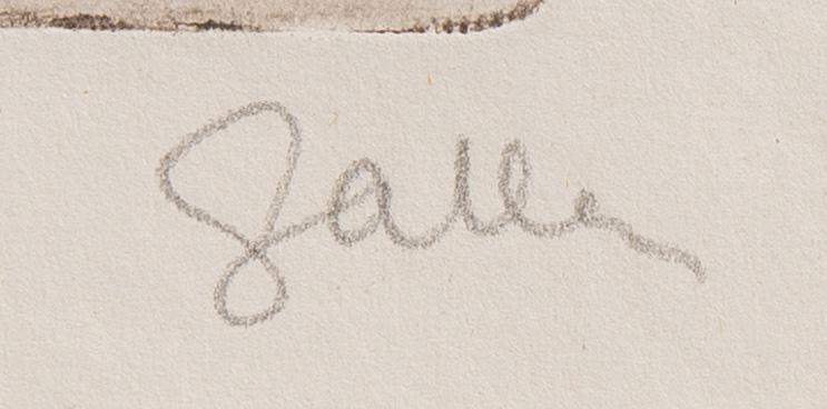 AKSELI GALLEN-KALLELA, etsning, signerad.