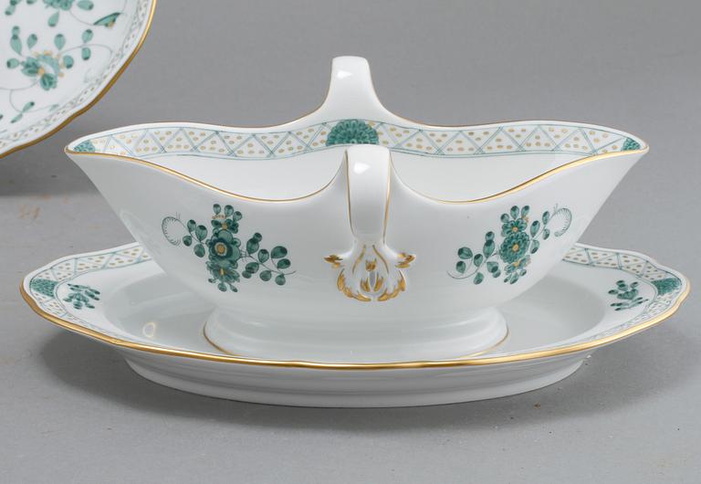 SERVISDELAR, 59 delar, porslin, Meissen, 1900-talets andra hälft.