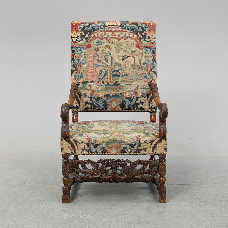 KARMSTOL, barock, 1700-tal.