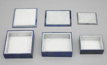 ASKAR, 3 delar, Lapis lazuli, 1900-tal.