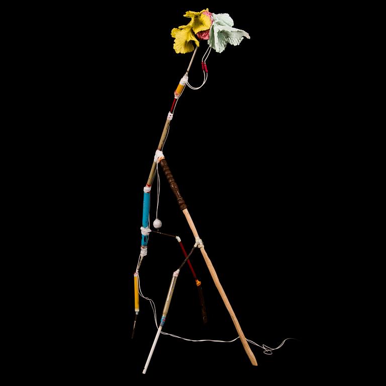TEEMU SALONEN, a 'Badassjoki 10' sculpture/floor lamp signed Teemu Salonen 2016.