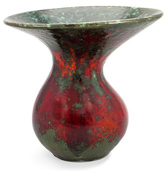 870. A Hans Hedberg faience vase, Biot, France.