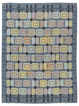 154. Judith Johansson, a carpet, "Spise Hall", flat weave, ca 373 x 275 cm, signed JJ.
