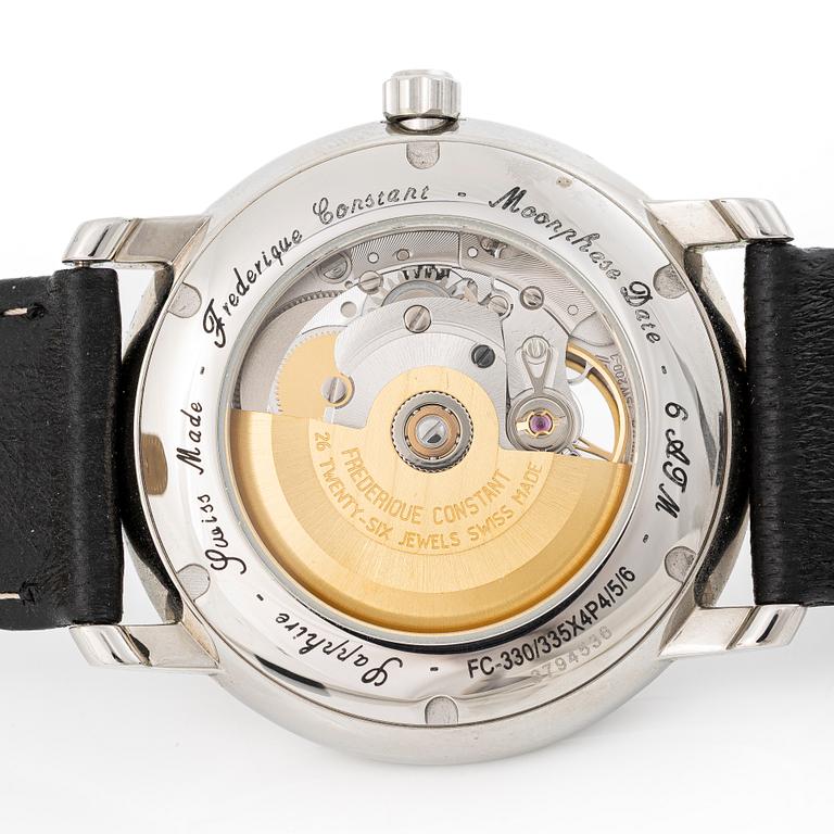 Fredrique Constant, Classics Heart Beat Moonphase Date, wristwatch, 40 mm.