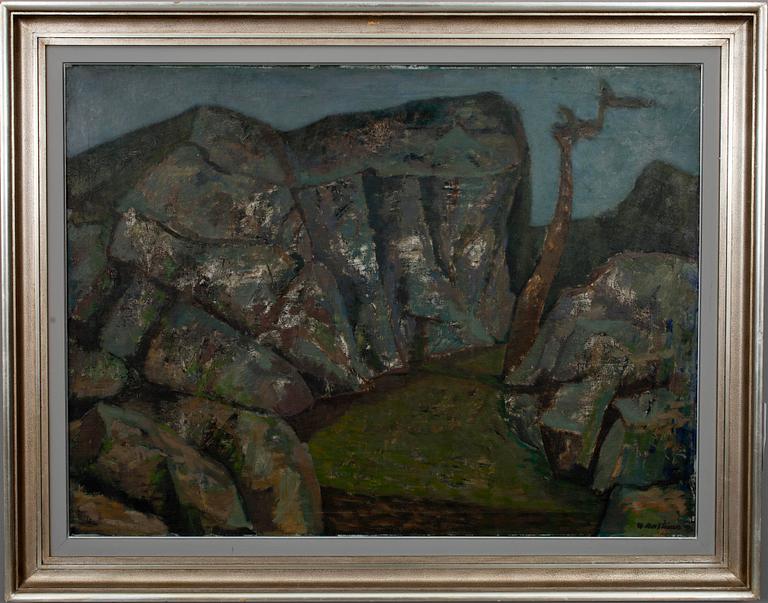 UNTO KOISTINEN, olja på duk, sign.