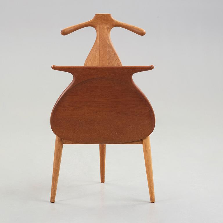 Hans J. Wegner, A Hans J. Wegner teak 'Valet/ Bachelor's Chair,  executed by cabinetmaker Johannes Hansen, Denmark ca 1959.