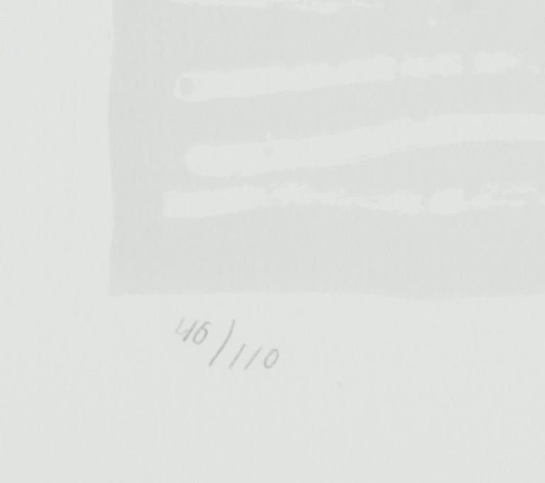 RUNE JANSSON, färglitografi, signerad, numrerad 46/110.