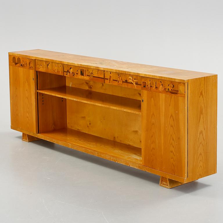 SIDEBOARD, troligen Mjölby Intarsia, 1930-tal.