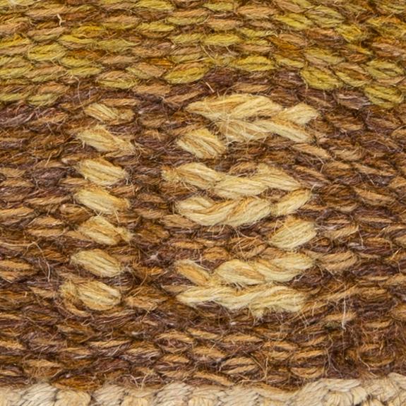 Ingegerd Silow, a signed flat weave carpet ca 280 x 193 cm.