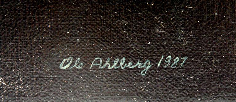 OLE KOFOED AHLBERG, olja på duk, sign och dat 1987.