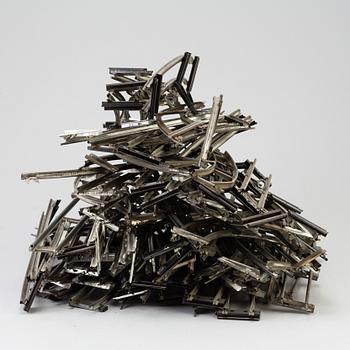 A lot of 10 pieces of locomotives and wagons, Germany, early 20th century.