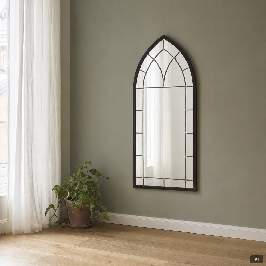 A mirror, mid-20th century.