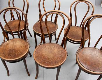 STOLAR, 6 st, Thonet, 1900-talets första hälft.