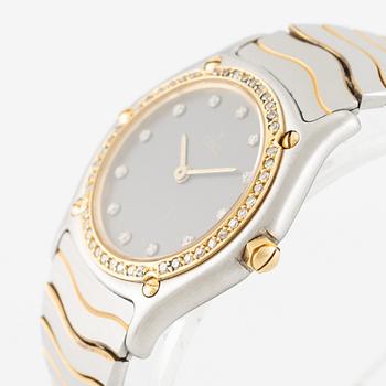 Ebel, Wave, "Barbro Peterson", wristwatch, 27.5 mm.