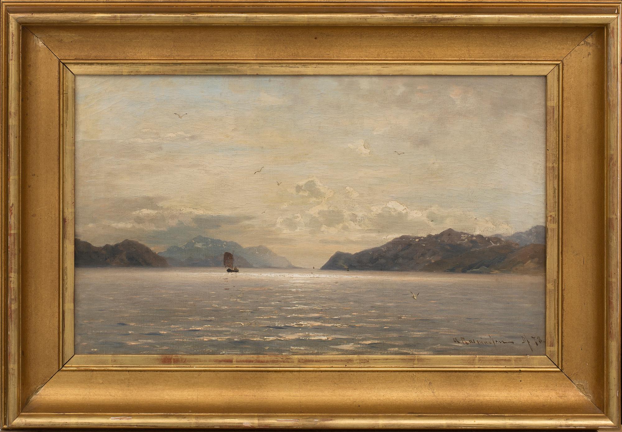 GEORG ANTON RASMUSSEN, olja på duk signerad och daterad Df 78.