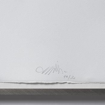 Carsten Nicolai, 3 litographs, edition of 20, signed and numbered. 2008.