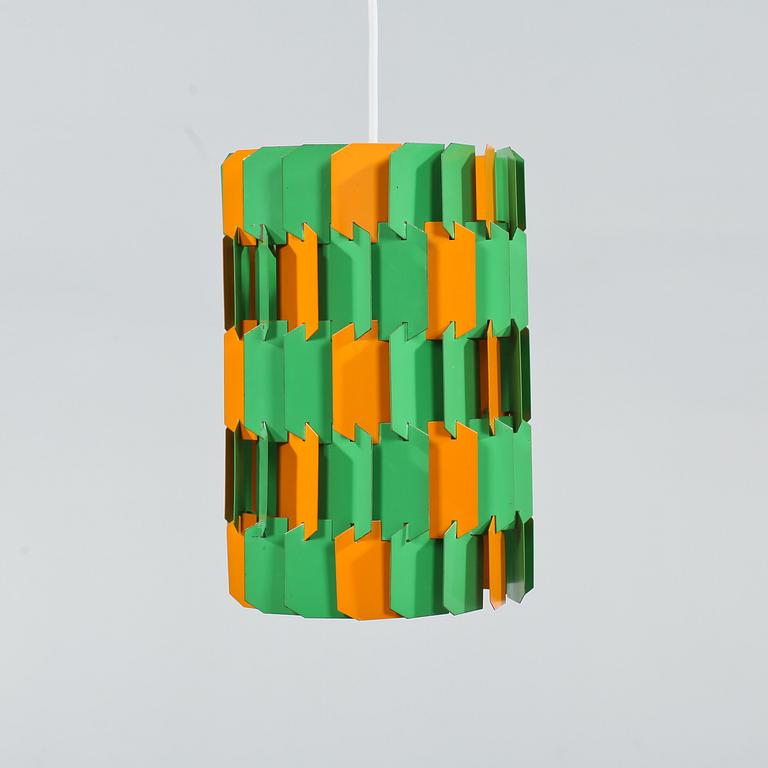TAKLAMPA, "Facet Pop Lamp", Louis Weisdorf, Lyfa, Danmark, formgiven 1963.