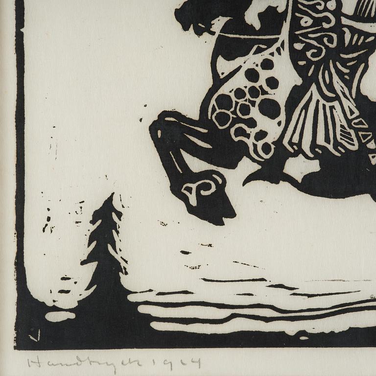 John Bauer, "Riddaren Rider".