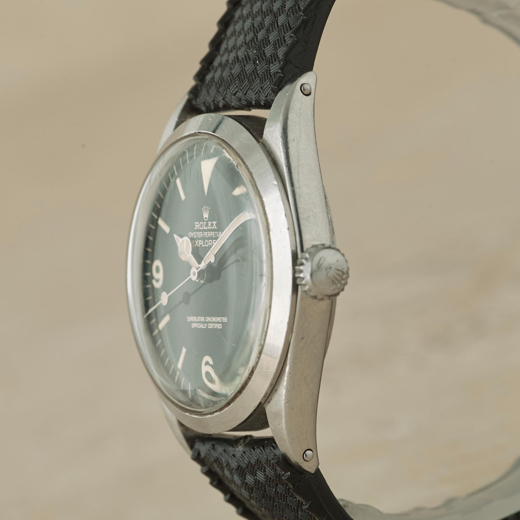 ROLEX, Oyster Perpetual, Explorer, Chronometer, "Gilt dial", wristwatch, 36 mm,