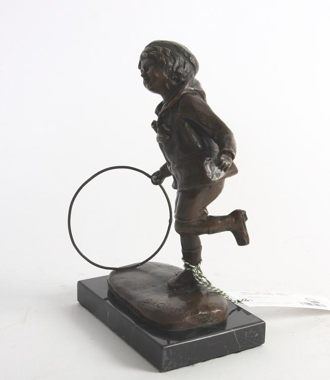 SKULPTUR, efter C.H Chiparus, brons, Paris.