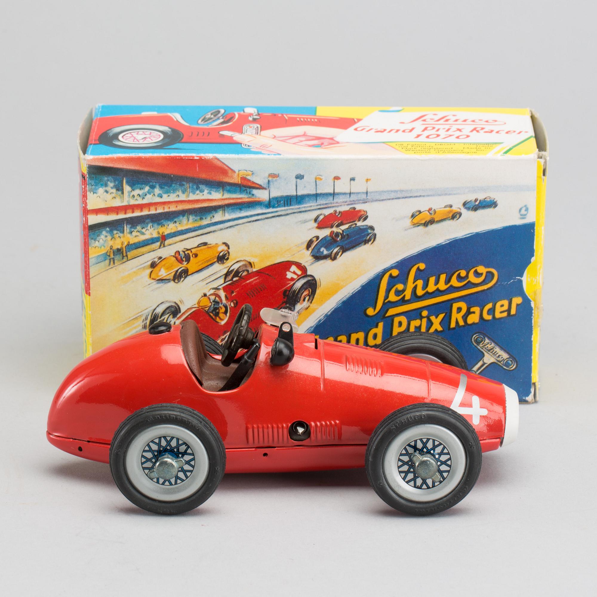 A SCHUCO GRAND PRIX RACER 1070 TOY CAR. WEST GERMANY A SCHUCO GRAND PRIX RACER 1070 TOY CAR. WEST GERMANY