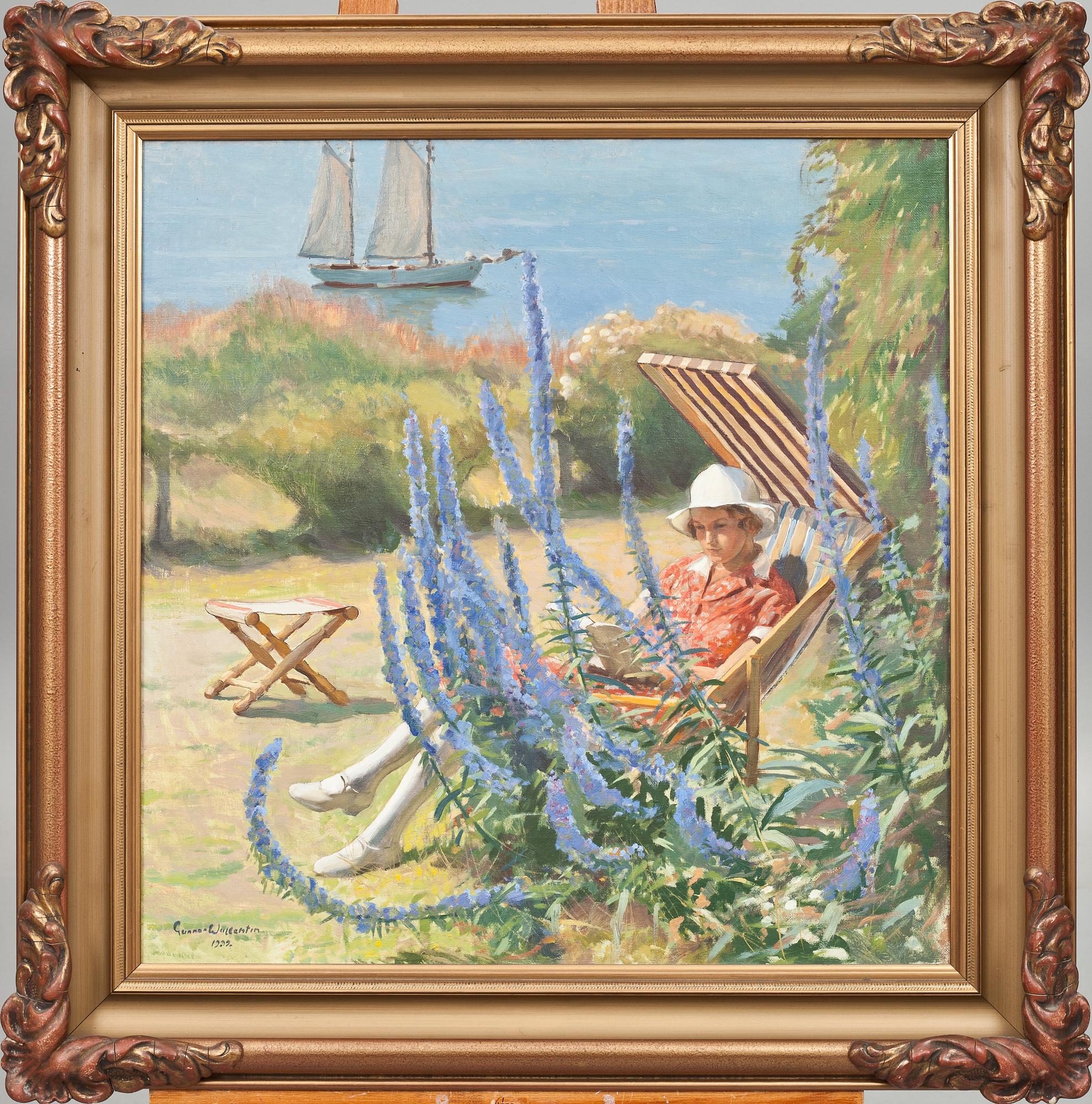 GUNNAR WALLENTIN, olja på duk, sign o dat 1939.