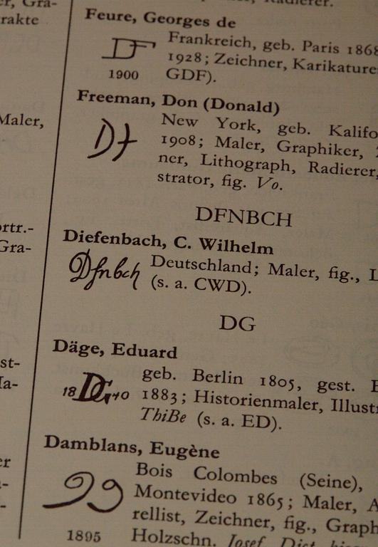 BOK, 3 st. Monogramlexikon.