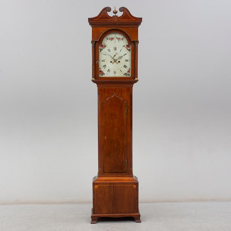 A Sunderland longcase clock, 19th century.