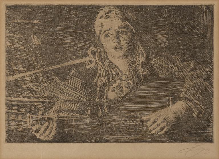 Anders Zorn, "Ols Maria".