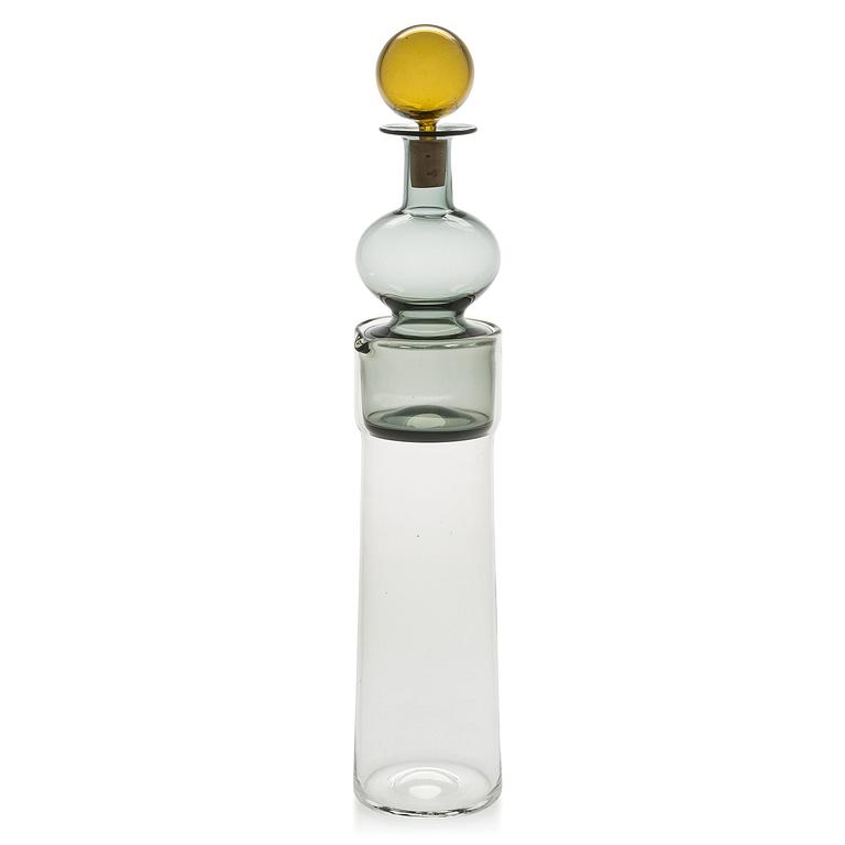 Kaj Franck, a decanter 'The Bells of Kremlin', signed K. Franck, Nuutajärvi, Notsjö -61.