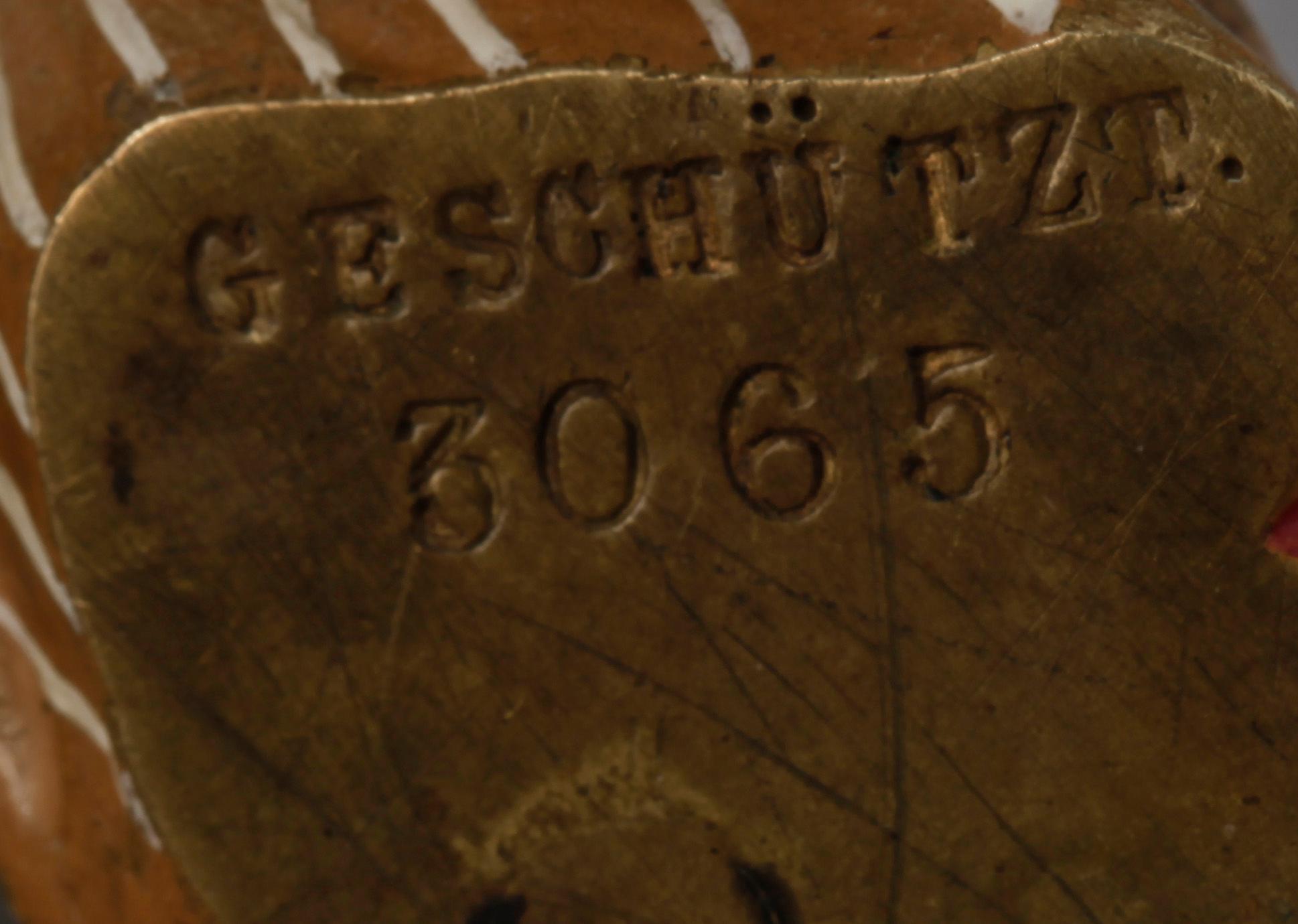 SKULPTUR, brons, "Wienerbrons", stämplad Gschützt 3065, Franz Bergman, tidigt 1900-tal.